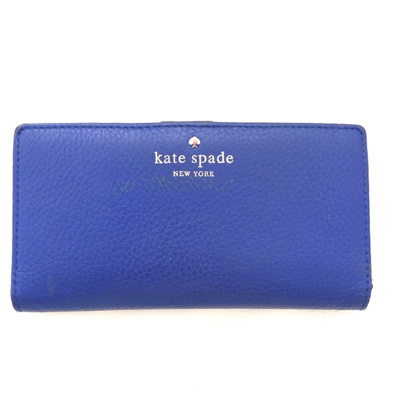 kate spade Handbags - KATE SPADE ROYAL BLUE WALLET
